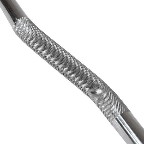 Gryf olimpijski łamany 120 cm + zaciski GOL160 HMS