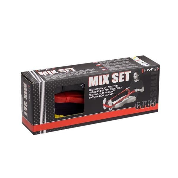 Zestaw gum do ćwiczeń 4 zakresy GU05 HMS POWERBAND