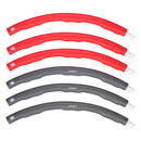 HHP002 RED-GREY HULA HOP 1,2KG 100CM HMS