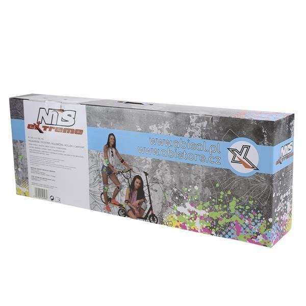 ZESTAW HULAJNOGA NILS EXTREME HA230D KOŁA 230 mm [63260 biała] [63004 czarna]