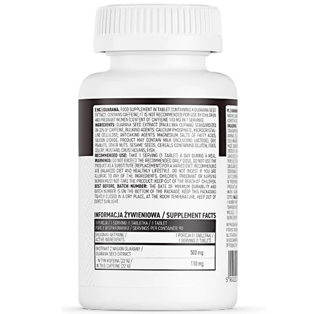 Guarana 90 tabs OstroVit