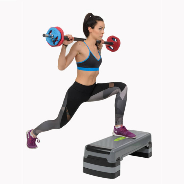 Step do aerobiku, fitness 3 stopniowy AS005 HMS