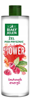 Żel Pod Prysznic BIAŁY JELEŃ Malina Shower Power 400 ml SKÓRA WRAŻLIWA