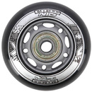 PU 64x24 82A CZARNE N (4 szt.) + ABEC-9 (8 szt.) ZESTAW NILS EXTREME