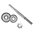 STC-15 SZTANGIELKI W WALIZCE 15 KG CHROME HMS