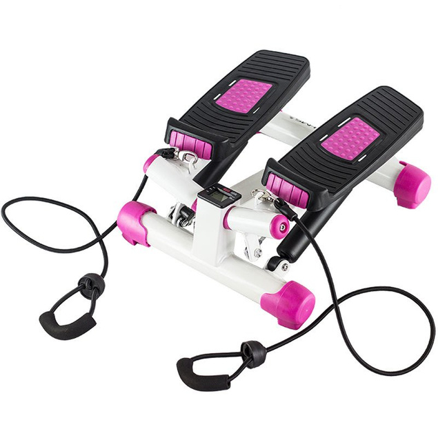 Stepper Z Linkami Skośny Skrętny Do Ćwiczeń Różowy HMS S3033