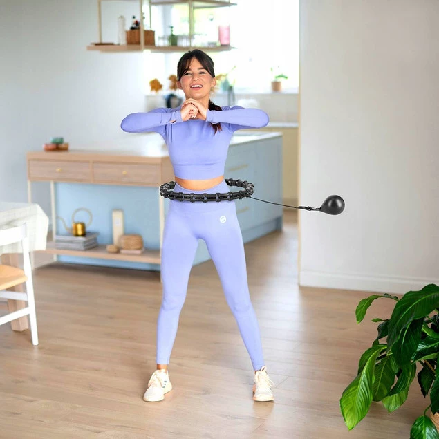 Hula Hop Odchudzające Z Obciążnikiem i Wypustkami Fitness HMS HHW02