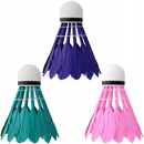 Lotki Do Badmintona Piórowe 3 szt. Multicolor Zestaw Lotek NILS NBL6213