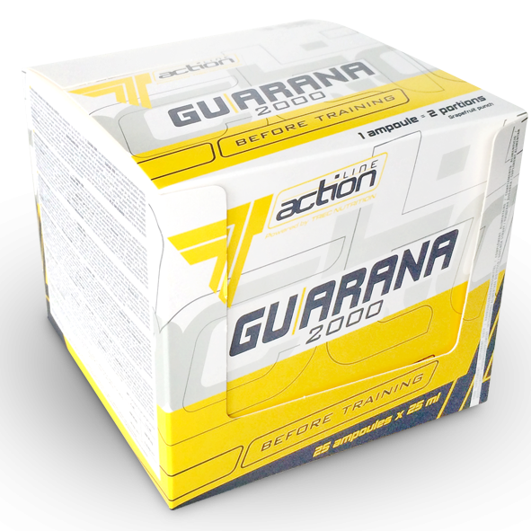 TREC GUARANA 2000 SHOT - 25ML x 25 SZTUK