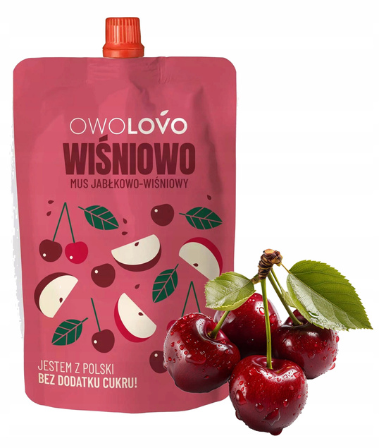 OwoLovo MUS OWOCOWY Dla Dzieci MIX 6 RÓŻNYCH SMAKÓW Bez Cukru 6x 200g