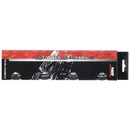 PU 80x24 82A CZARNE MATOWE (4 szt.) + ABEC-9  (8 szt.) ZESTAW NILS EXTREME