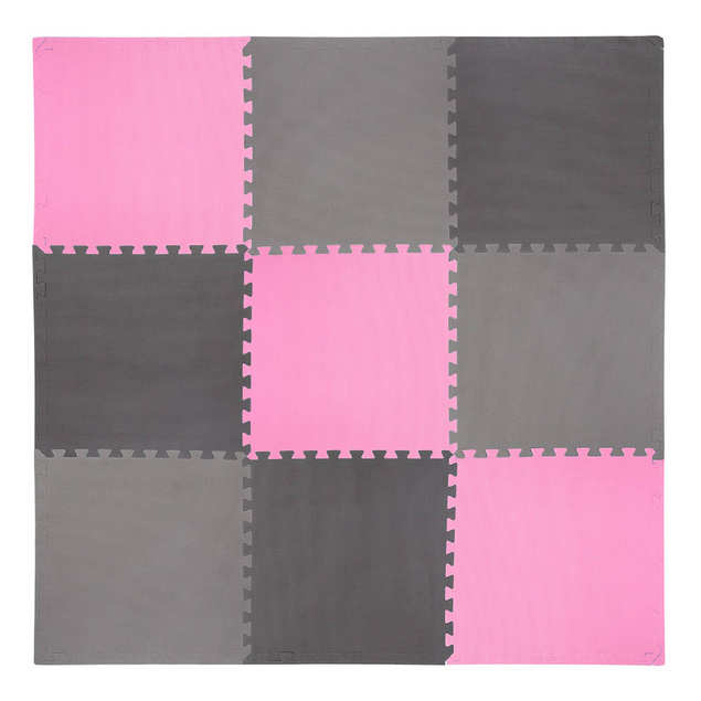MP10  MATA PUZZLE MULTIPACK PINK-GREY 9 ELEMENTÓW 10MM ONE FITNESS