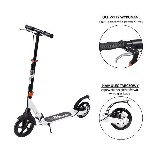 ZESTAW HULAJNOGA NILS EXTREME HA230D KOŁA 230 mm [63260 biała] [63004 czarna]