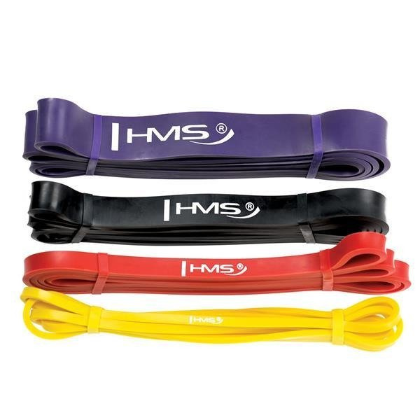 Zestaw gum do ćwiczeń 4 zakresy GU05 HMS POWERBAND