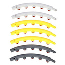 HHP005 GREY-YELLOW HULA HOP MASUJĄCY Z MAGNESAMI 85CM HMS