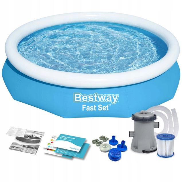 Basen rozporowy okrągły  z pompą  57458 Bestway
