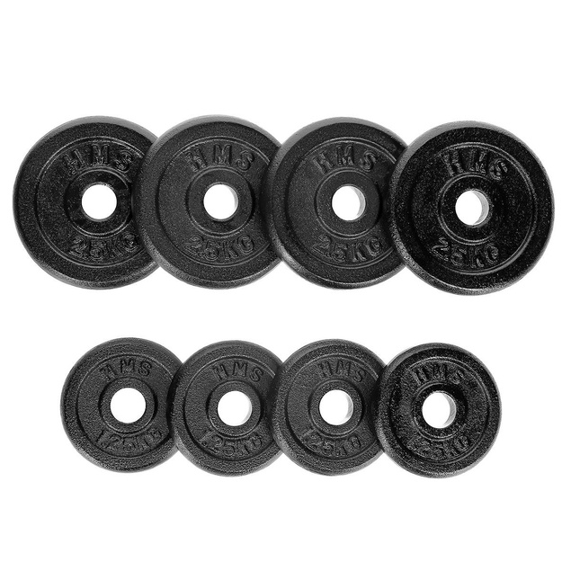 ST-20 SZTANGIELKI W WALIZCE 20 KG BLACK HMS