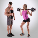 SGX130 (2 CZĘŚCI) PRO SET 6W1 ZESTAW CIĘŻARÓW 30KG HMS