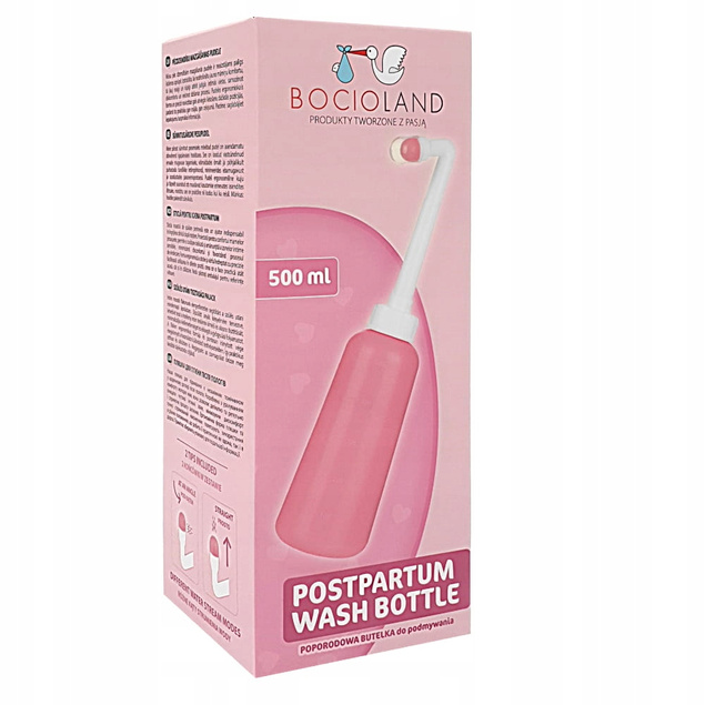 BOCIOLAND Butelka Poporodowa DO PODMYWANIA Okolic Intymnych 500ml PERI