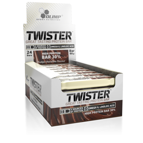 Olimp Baton Twister 50g - CZEKOLADA