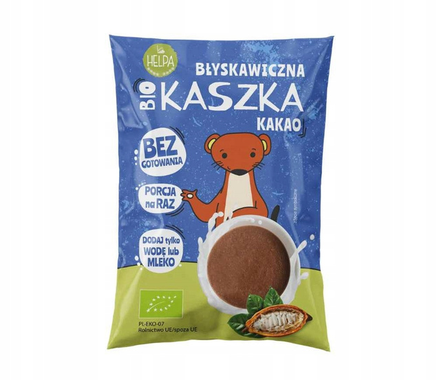 HELPA Kaszka Bio Błyskawiczna KAKAO 35g