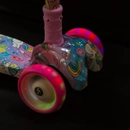 Hulajnoga Dziecięca Trójkołowa Regulowana Składana Świecące Kółka Nils Fun