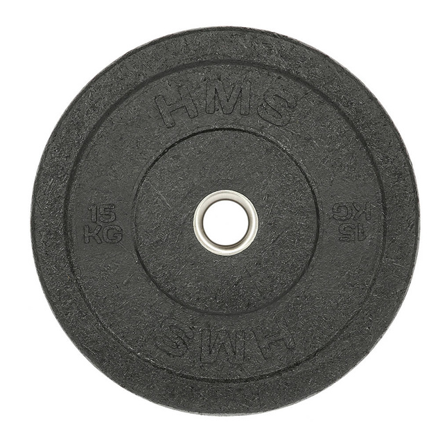 TALERZ OLIMPIJSKI BUMPER 15 KG HMS CHTBR15 BLACK 