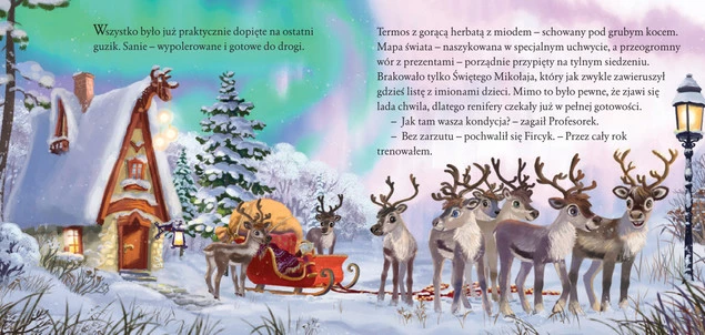 Książeczka Świąteczna Mikołajowy wyścig Opowieści Świąteczne Skrzat Święta