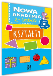 Nowa Akademia 2-Latka Kształty Edukacja Dla Najmłodszych + Naklejki SBM