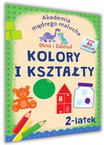 Akademia Mądrego Malucha 2-LATEK Kolory i Kształty 80 NAKLEJEK SBM