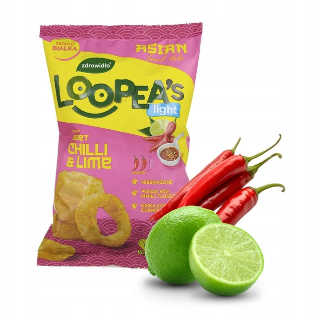 Chrupki o Smaku SWEET CHILLI & LIME Loopea's 50g_1