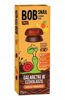 BOB SNAIL Jellies Galaretka Gruszka Pomarańcza 27g Bez Cukru Z Agarem