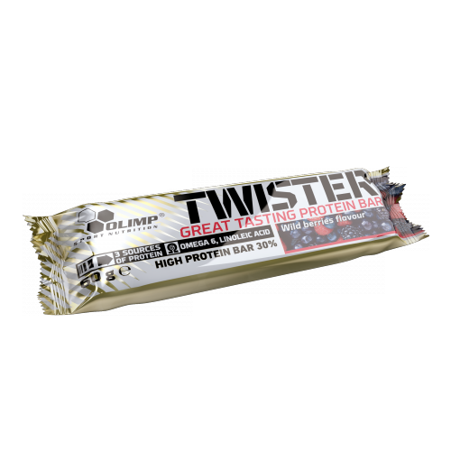 Olimp Baton Twister 50g - CZERWONA PORZECZKA