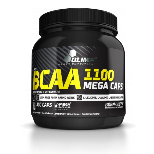 BCAA Mega Caps 300 kaps Aminokwasy OLIMP