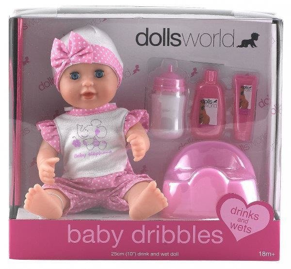 Lalka Bobas 25cm Baby Dribles z akc.w pud.087251 DANTE p.6