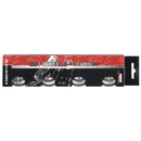PU 64x24 82A CZARNE N (4 szt.) + ABEC-9 (8 szt.) ZESTAW NILS EXTREME