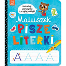 Maluszek Pisze Literki Posłuchaj Wierszyków i Przyklej Naklejki 4+ Aksjomat