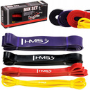 Zestaw gum do ćwiczeń 4 zakresy GU05 HMS POWERBAND