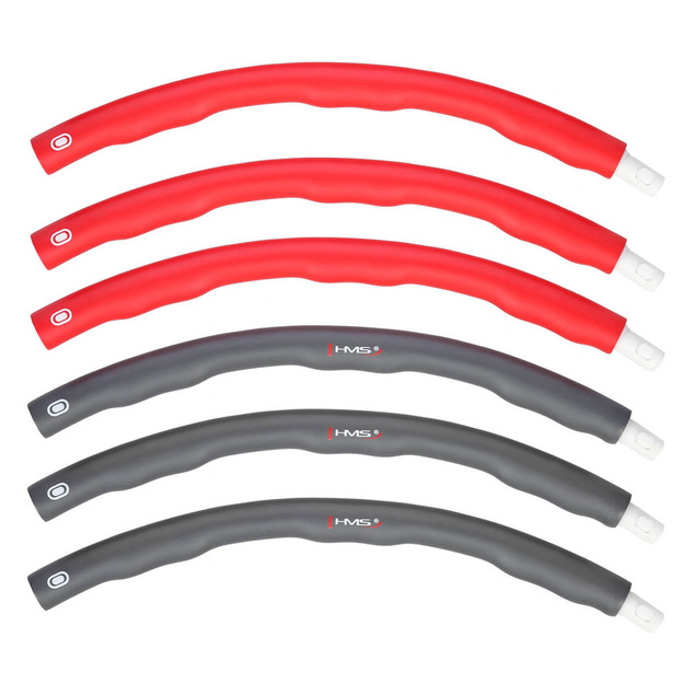 HHP002 RED-GREY HULA HOP 1,2KG 100CM HMS Outlet