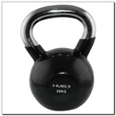 KETTLEBELL Z CHROMOWANĄ RĄCZKĄ CZARNY 20 KG HMS
