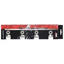 PU 90x24 82A BIAŁE MATOWE (4 szt.) + ABEC-9 CHROME (8 szt.) ZESTAW NILS EXTREME