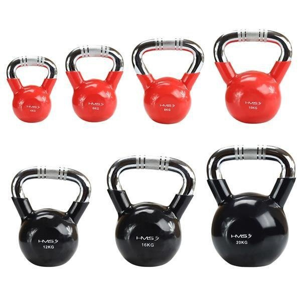 ŻELIWNY KETTLEBELL Uchwyt CHROM Radełkowany 6 KG | KTC06