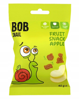 BOB SNAIL Żelki Owocowe JABŁKO Bez Dodatku Cukru 40g