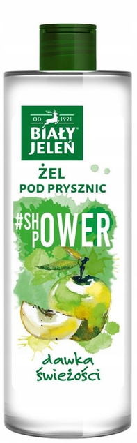 Żel Pod Prysznic BIAŁY JELEŃ Jabłko Shower Power 400 ml SKÓRA WRAŻLIWA