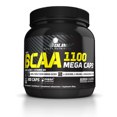 BCAA Mega Caps 300 kaps Aminokwasy OLIMP