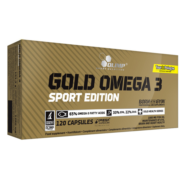 Gold Omega 3 Sport Edition - 120 kaps OLIMP