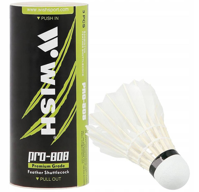PRO-808 LOTKI Z PIÓR OPAK. 3 SZT WISH