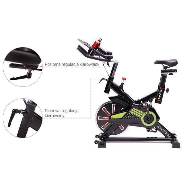 ROWER SPININGOWY 15KG HMS SW2102 LIME 