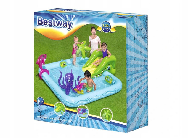 WODNY PLAC ZABAW DMUCHANY DLA DZIECI 53052 BESTWAY