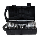 17035 SJC-20 SZTANGIELKI W WALIZCE CHROME 20 KG HMS